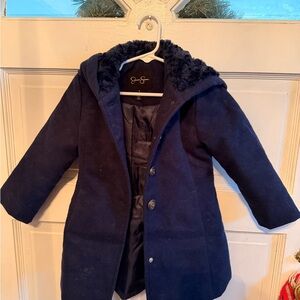 Jessica Simpson Dark Blue Kids Puffer Coat with Hood